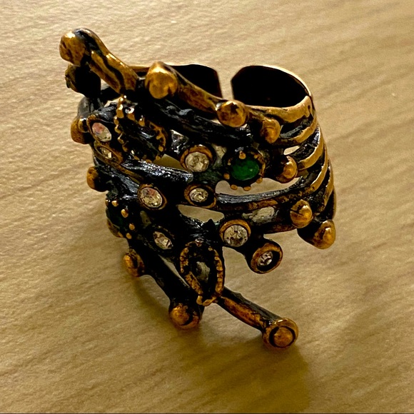 Jewelry - Lovely Turkish contemporary wide copper ring